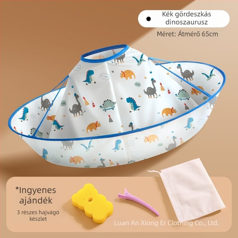 Gyerek hajvágó köpeny, tapadásmentes köpeny, hajvágó eszköz, babák számára