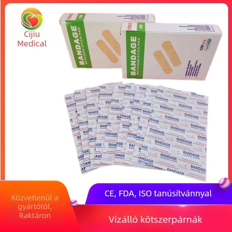 PE vízálló, lélegző sebtapasz hemostatikus krémmel a lábak védelmére, dobozos kiszerelés