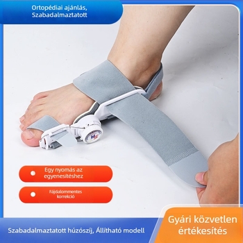Állítható Hallux Valgus korrektor, uniszex lábujj-elválasztó, ortopédiai eszköz a nagy lábujjhoz