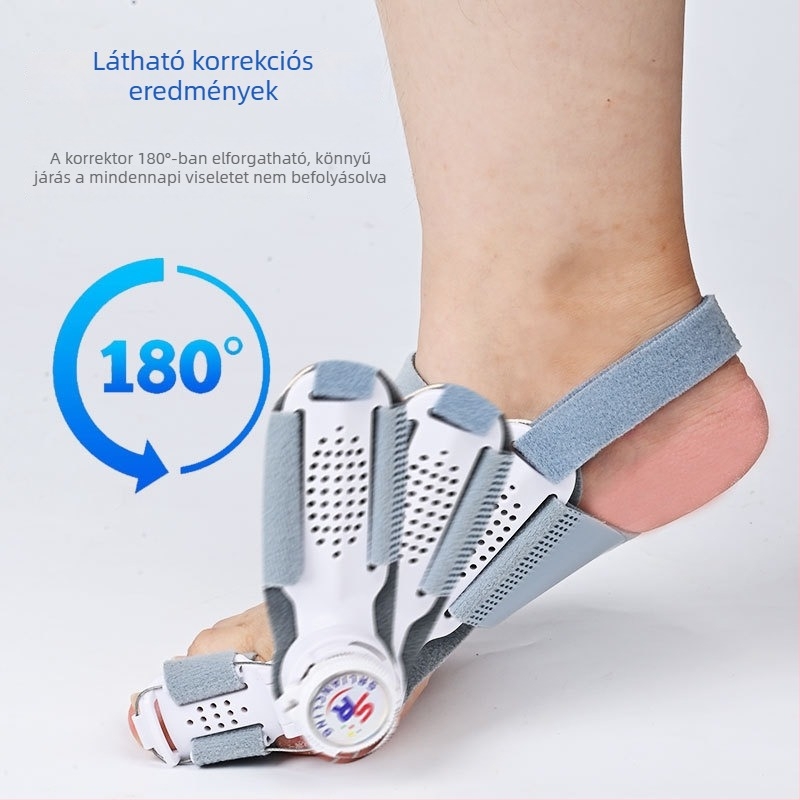 Állítható Hallux Valgus korrektor, uniszex lábujj-elválasztó, ortopédiai eszköz a nagy lábujjhoz