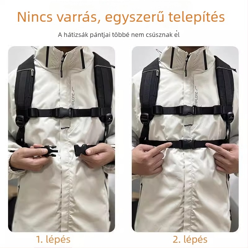Kültéri hátizsákhoz anti-slip mellkasi övcsat, univerzális gyerekeknek és felnőtteknek