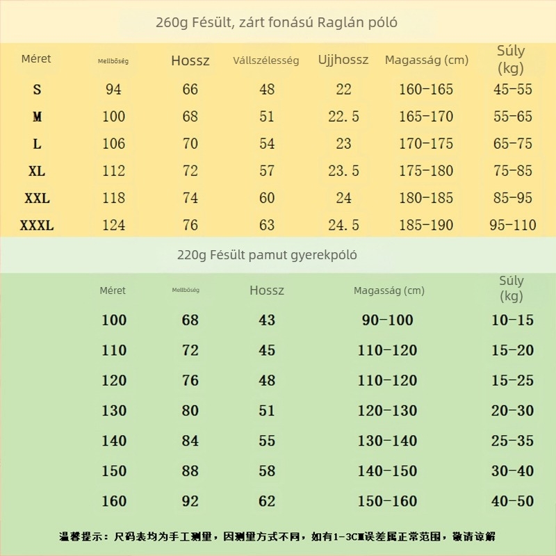 FIFA Világbajnokság futballista nyomtatott póló – családi szett, 100% pamut, rövid ujjú