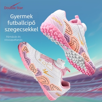 Double Star gyerek TF tüskés futballcipő – diákoknak, fiúknak és lányoknak edzésekre és mérkőzésekre