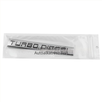 Turbo Diesel autómatrica, turbófeltöltött motor logó jelvény, módosított autó embléma