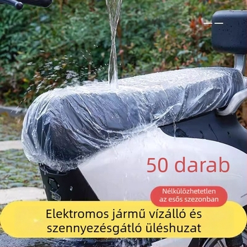Egyszer használatos vízálló ülésvédő elektromos járművekhez és motorkerékpárokhoz, univerzális porvédő minden évszakra