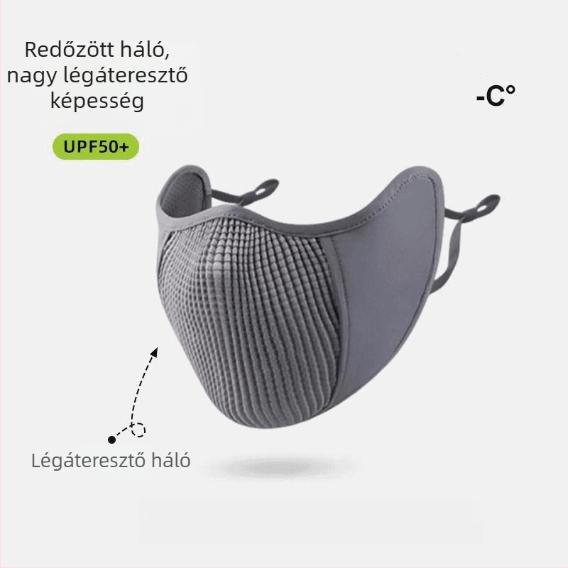 Légáteresztő kültéri hegymászó maszk, 3D formájú, egyszerű és elegáns, sokoldalú a tavasz–nyárra, új modell sporthoz és kerékpárhoz