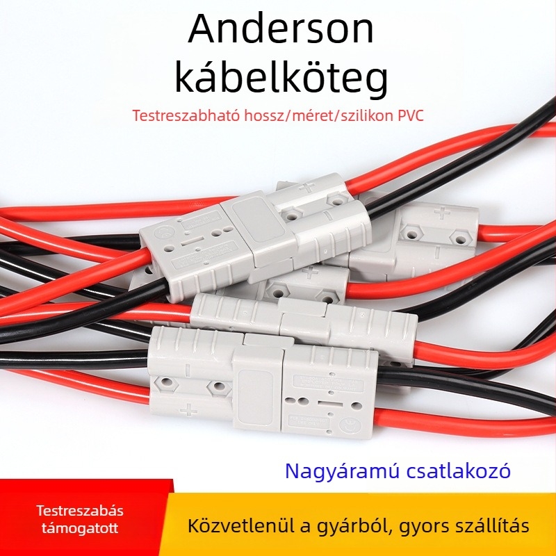 50A-es Anderson csatlakozó targoncához akkumulátorhoz és töltőhöz