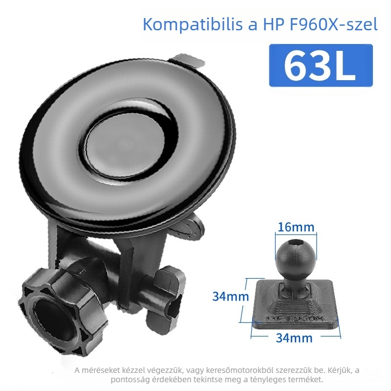 Szilikonból készült vákuumos autós dashcam tartó 70Mai Pro A800/A500S számára, 68 mm alap, 360°-os forgás