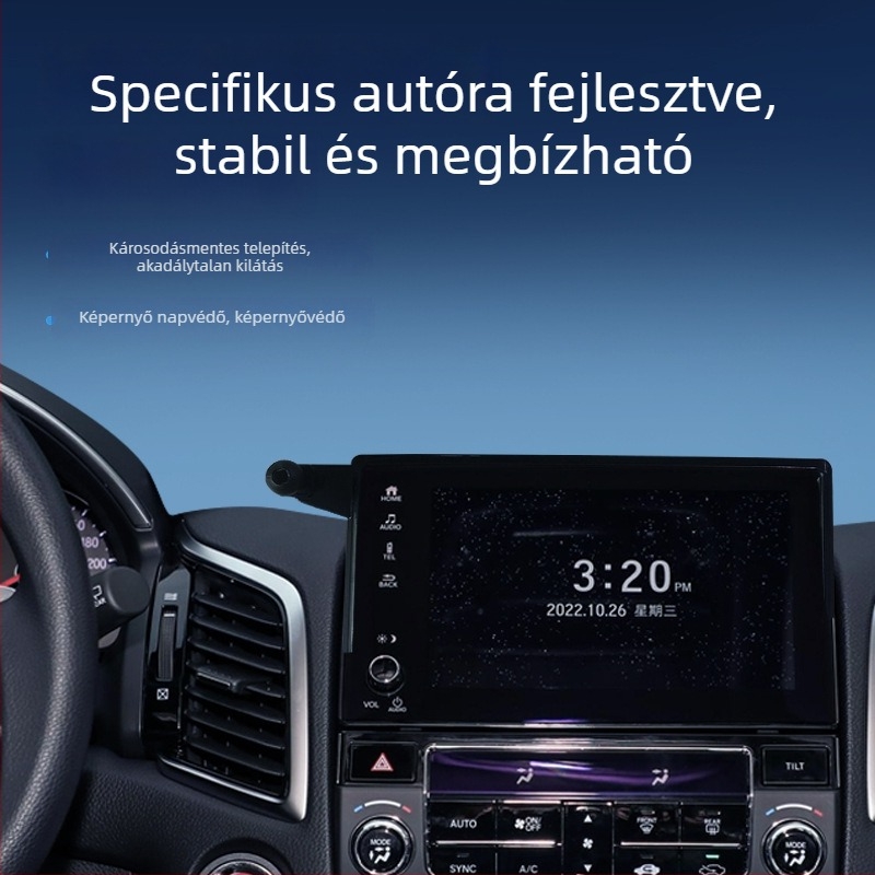 Autó képernyő-tartóalap Honda CR-V, UR-V, Accord, Civic, HR-V és Odyssey modelllekhez