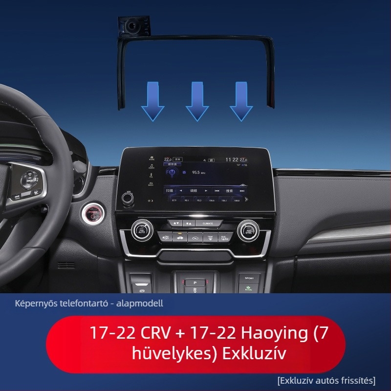 Autó képernyő-tartóalap Honda CR-V, UR-V, Accord, Civic, HR-V és Odyssey modelllekhez