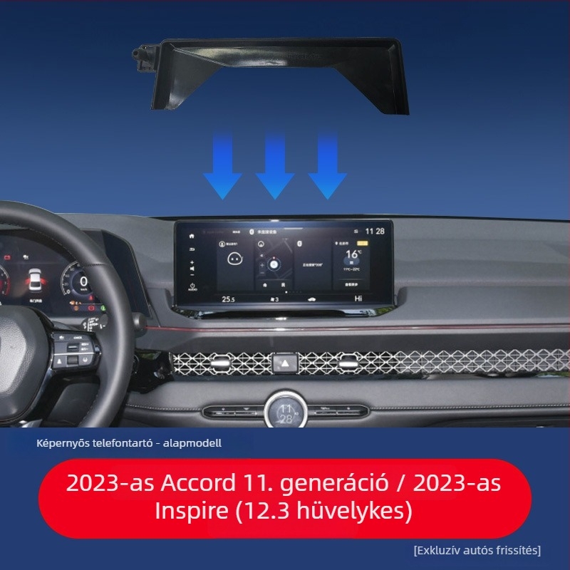 Autó képernyő-tartóalap Honda CR-V, UR-V, Accord, Civic, HR-V és Odyssey modelllekhez