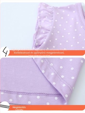 Kislányoknak szóló rövid ujjú ruha unikornis mintával, nyári hercegnő-stílus