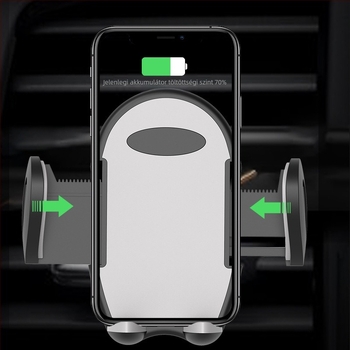Univerzális autótelefon-tartó a légkondicionáló kimenetére és a navigációs rendszerhez