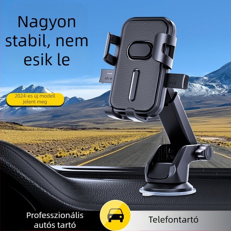 Teleszkópos szívófejű autós telefon- és navigációs tartó teherautókhoz
