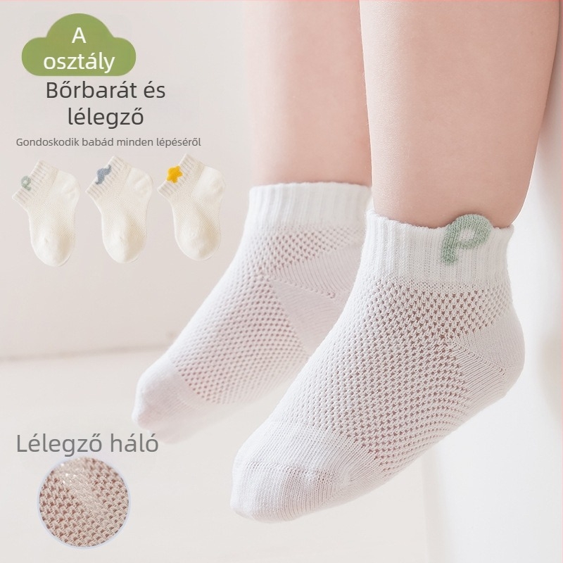 Újszülött babazokni, egyszínű pamutból, tavasz–nyár, középmagas hosszúságú, légáteresztő