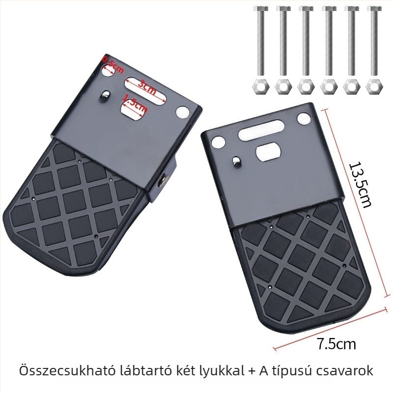 Összecsukható pedálok elektromos kerékpárokhoz, alumíniumötvözetből
