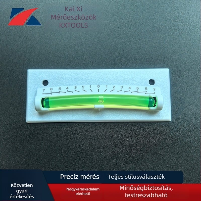 Lézeres szint és buborékszint mechanikus szögmérővel lakóautókhoz, autókhoz és esztergákhoz