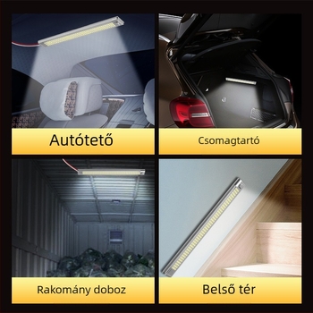 12-85V univerzális kabinavilágítás 120 LED-del, box teherautókhoz és lakókocsikhoz