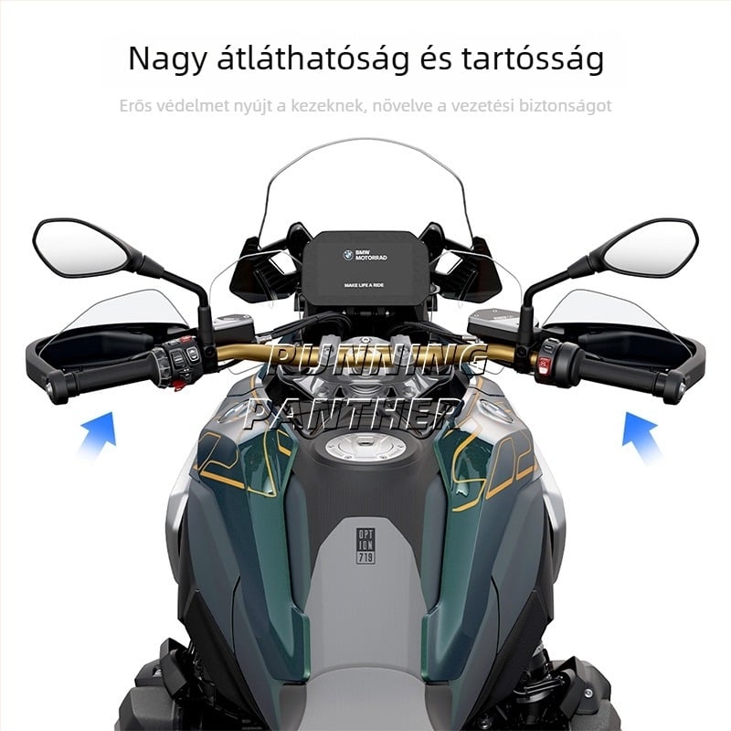 BMW R1300GS Kormányvédő magasság növelővel és átlátszó szélvédővel a 23–24 modellhez
