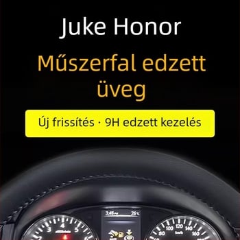 Temperált védőfólia Nissan X-Trail Glory navigációs kijelzőjére és központi konzol belső védelmére
