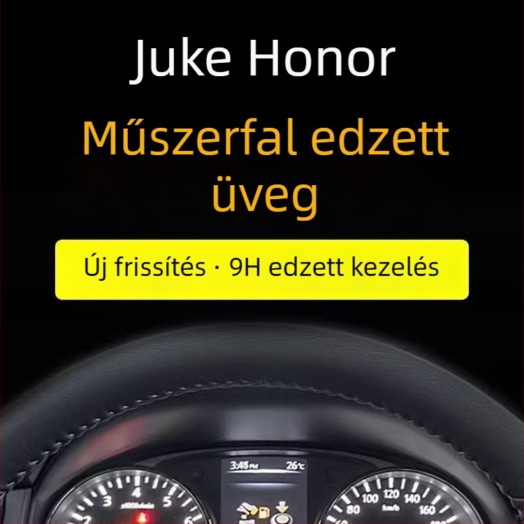 Temperált védőfólia Nissan X-Trail Glory navigációs kijelzőjére és központi konzol belső védelmére
