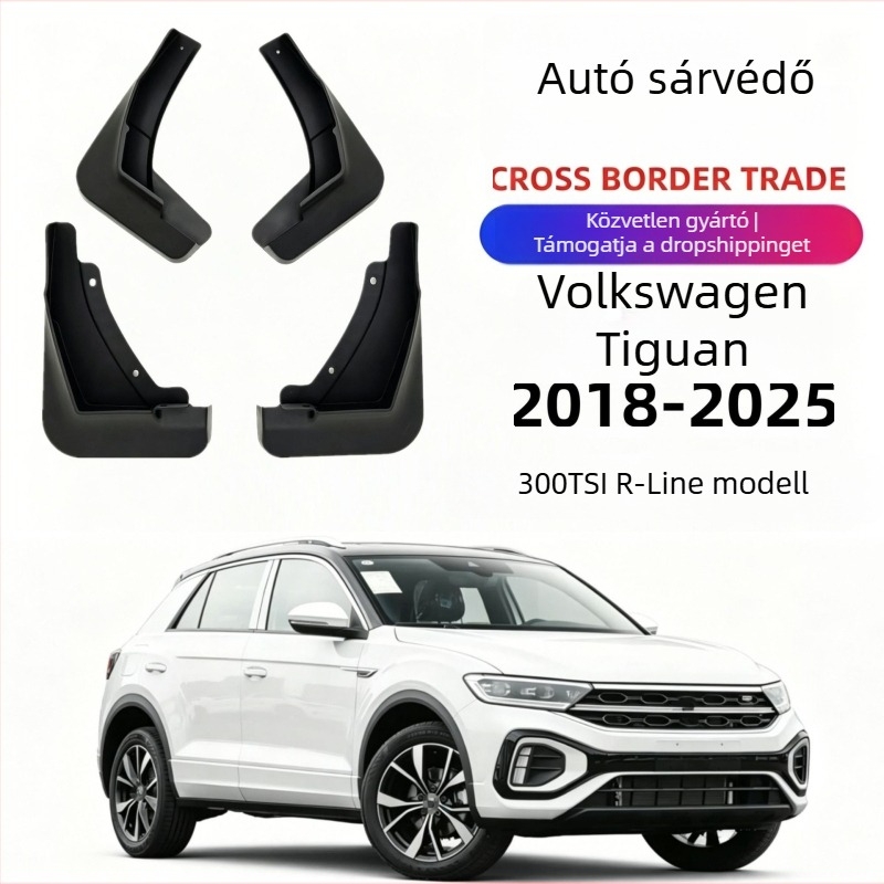 VW T-Roc sárvédő - puha gumiból készült sárvédő kiegészítők, minden modellhez