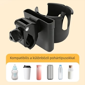 Cumisüveg tartó babakocsira és kerékpárra
