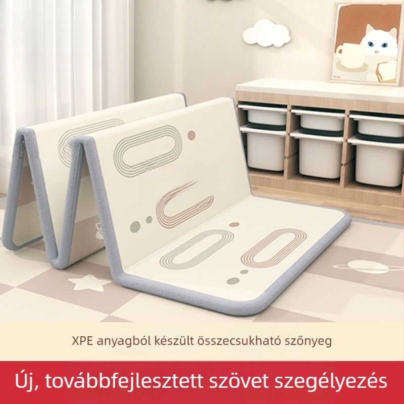 Vastag, összecsukható baba-mászó matrac, összekapcsolható habból, nappali és hálószoba számára, szagtalan