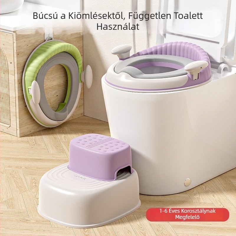 Nagy méretű gyerek WC-ülőke, fiúknak és lányoknak