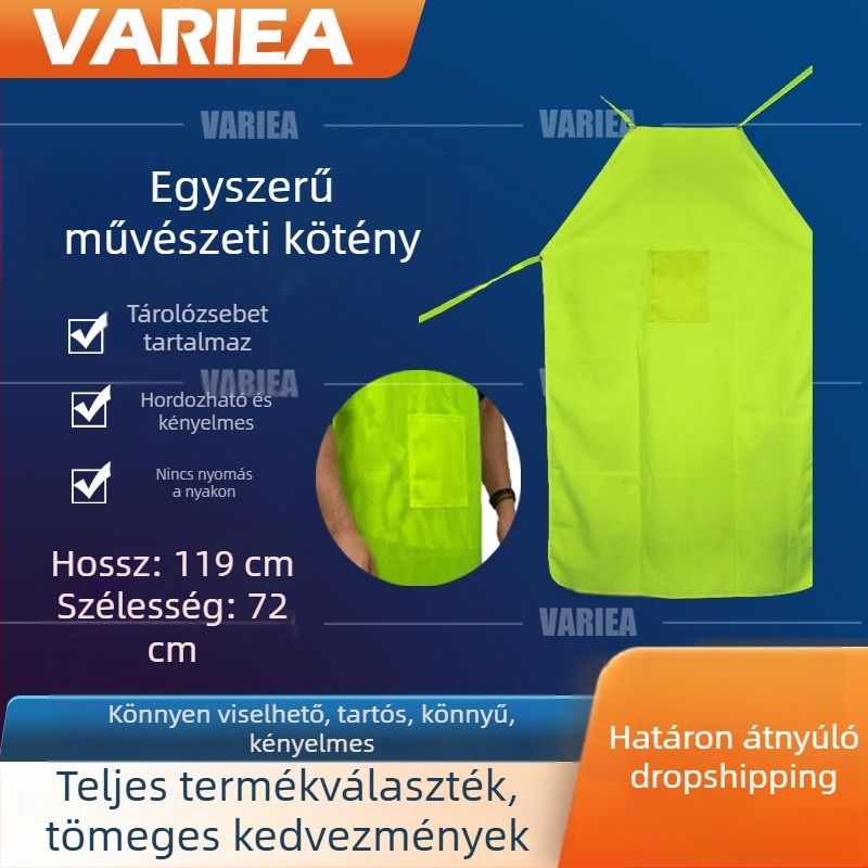 Könnyű, lélegző kertészeti kötény zsebekkel, uniszex