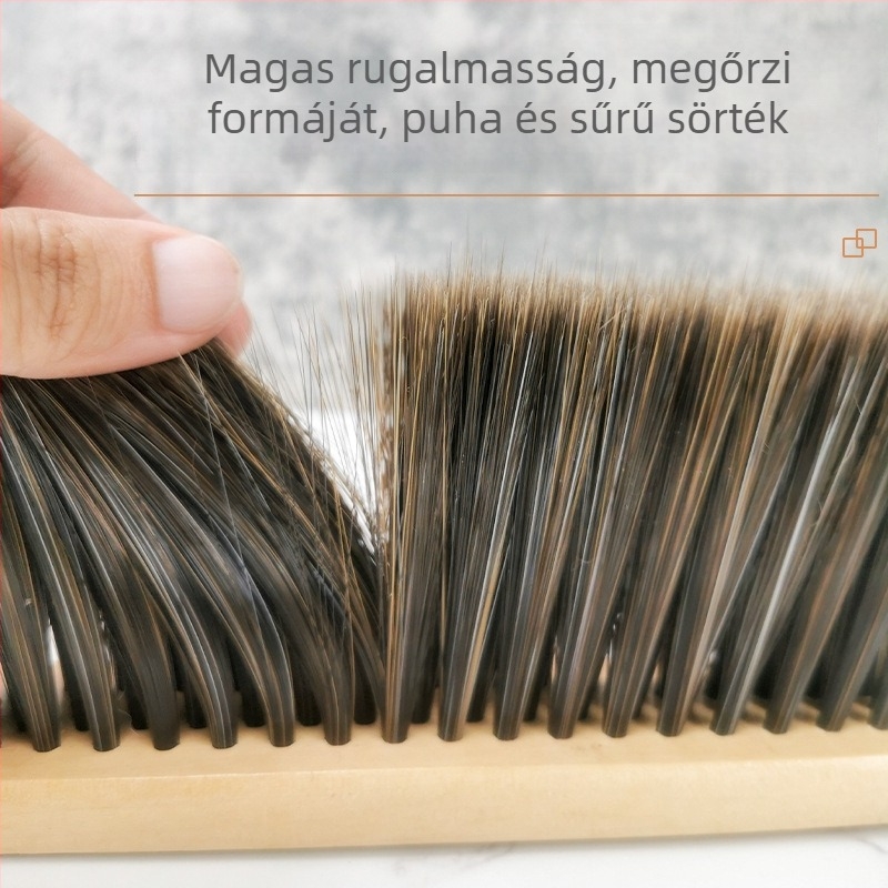 Fából készült nyeles ágytakarító kefe – prémium háztartási tisztító kefe