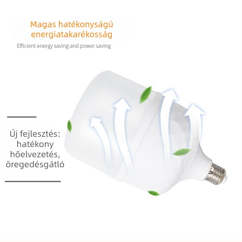 Otthoni LED izzó E27-es foglalattal, energiatakarékos, fehér fény, 300 lm, szemvédő, flicker-mentes, beltéri használatra
