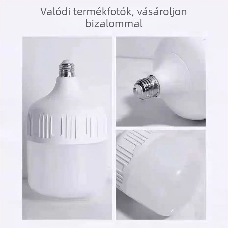 LED-lámpa, energiatakarékos, ultra-fényes, E27-es foglalat, fehér fény, szemvédő, otthoni használatra, 1100 lm