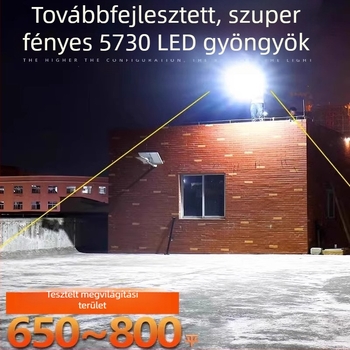 Napelemes utcai lámpa fényérzékelővel, új vidéki területekhez, magas oszlopú LED napelemes világítás, kültéri