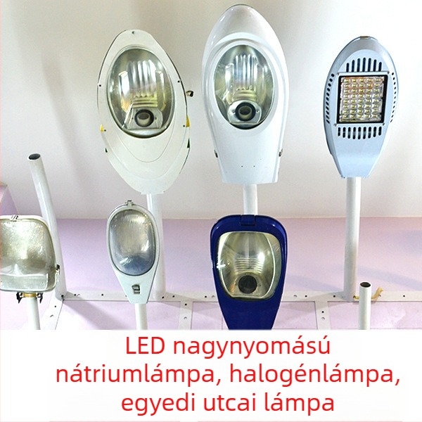 LED állítható karú utcai lámpa fej, falra szerelhető, nagynyomású nátriumlámpa utcai lámpa, napelemes lámpafej az út számára