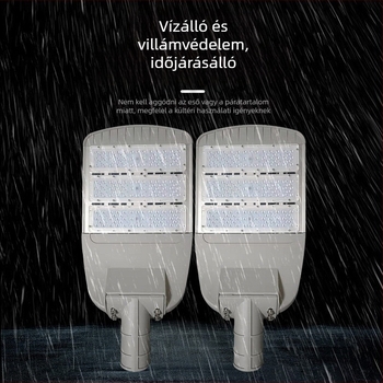 LED moduláris utcai lámpafej – kültéri használatra, út és kert világítása