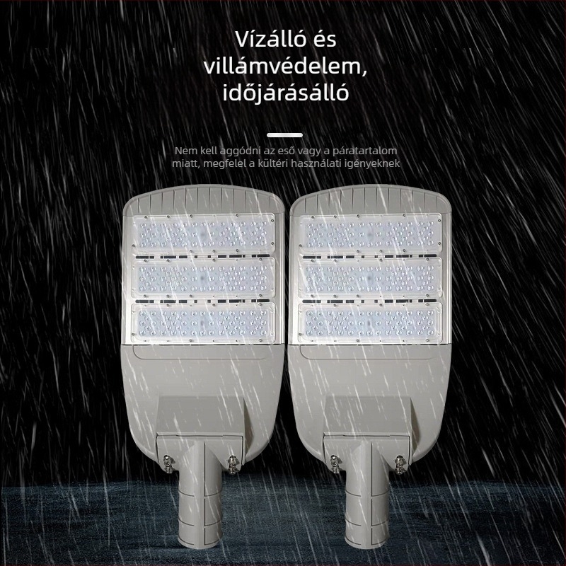 LED moduláris utcai lámpafej – kültéri használatra, út és kert világítása