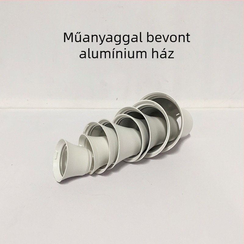LED izzó burkolat készlet B22-es foglalathoz, műanyag ház, PP árnyékoló, méretek 95×50 mm, IP40, modell SBL-02, élettartam 30000 óra