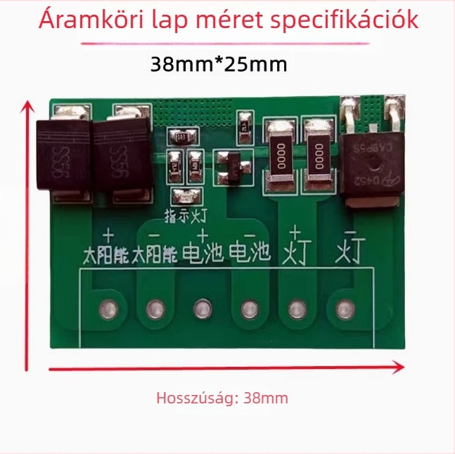 Prosperity Teljesen automata napelemes vezérlő áramkör fotovoltaikus panelekhez és utcai lámpákhoz