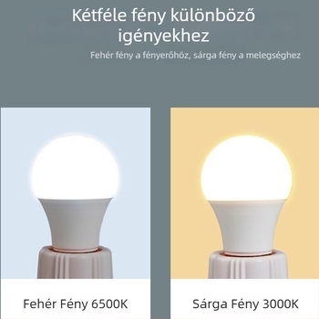 LED izzó E27, porálló, ultra fényes, szemvédő, villogásmentes, állandó áram, 5W/7W/9W/12W