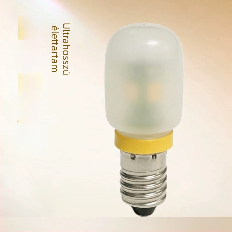 E10 LED autóizzó, kis csavaros foglalat, jelzőizzó, 12V–24V, matt lámpabúra