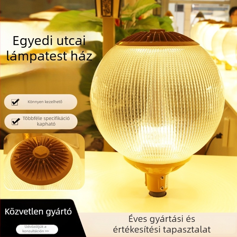 LED 50W Jade Orchid gömb alakú üvegbúra lámpához, alumínium házzal