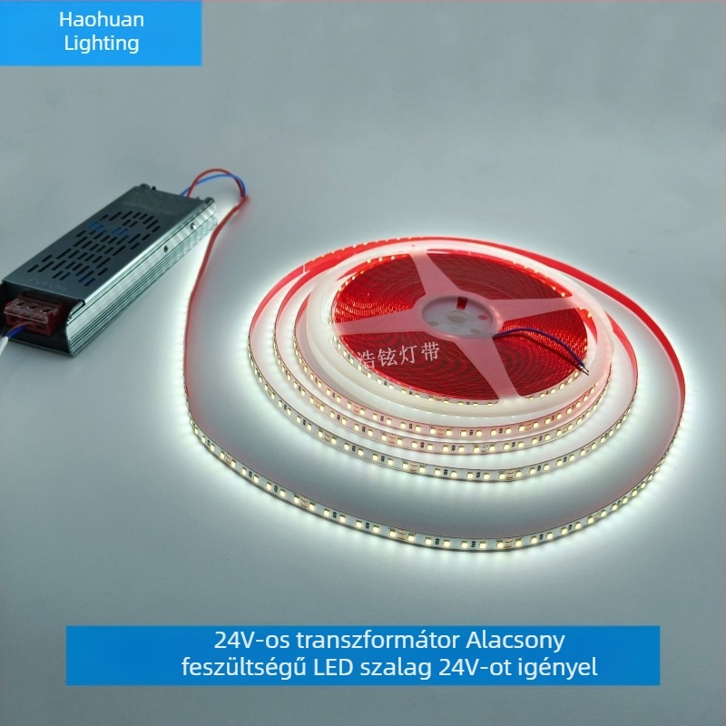 24V2835-20 m LED szalag, feszültség esés nélkül, mennyezetre akasztható dekorációhoz, COB lineáris világítás