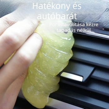 Puha gél a személyautó belső tisztítására – szellőzőnyílások és billentyűzet por eltávolítására, multifunkciós tisztító gél