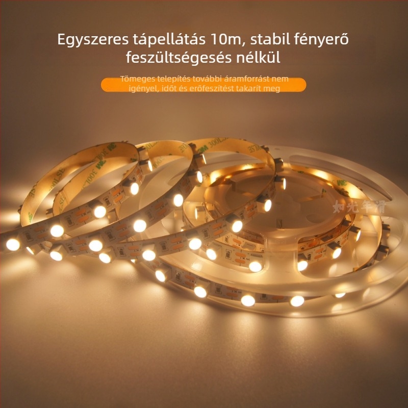 Rugalmas LED fal mosó fénycsík beépített 6060 LED-del, lineáris 24V dekoratív mennyezeti világítás, lágy fénycsík
