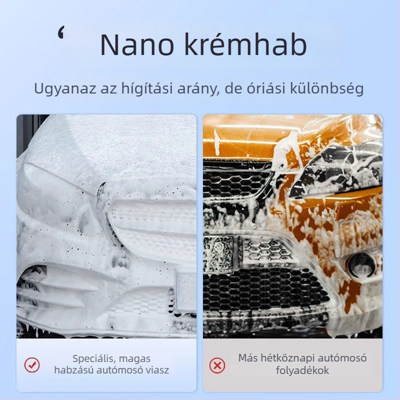 Autómosó hab víz alapú viasz – magas hab, kefés tisztító a zsírtalanítás és a foltok eltávolítására