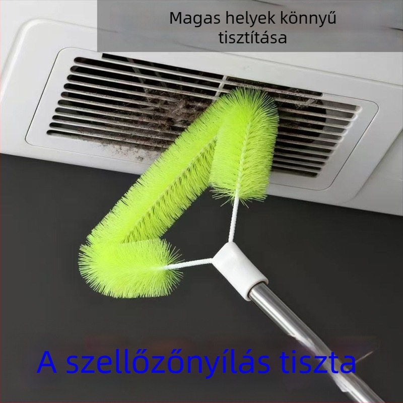 Gyémántszövésű ablakháló tisztító ecset – szétszerelés nélkül, minden egyben ablaktisztító eszköz