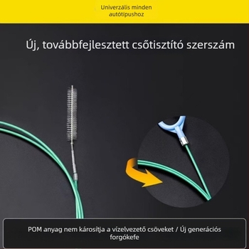 Autó napfénytető vízelvezető tisztító eszköz csőtisztító kefével