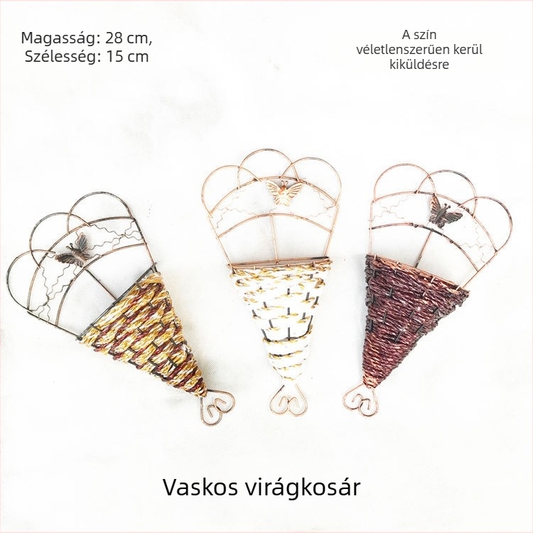 Művirág – lila falidísz virágos kúszó növény a falra, esküvői és otthoni dekorációhoz, erkélyre, selyemszerű anyagú virágok