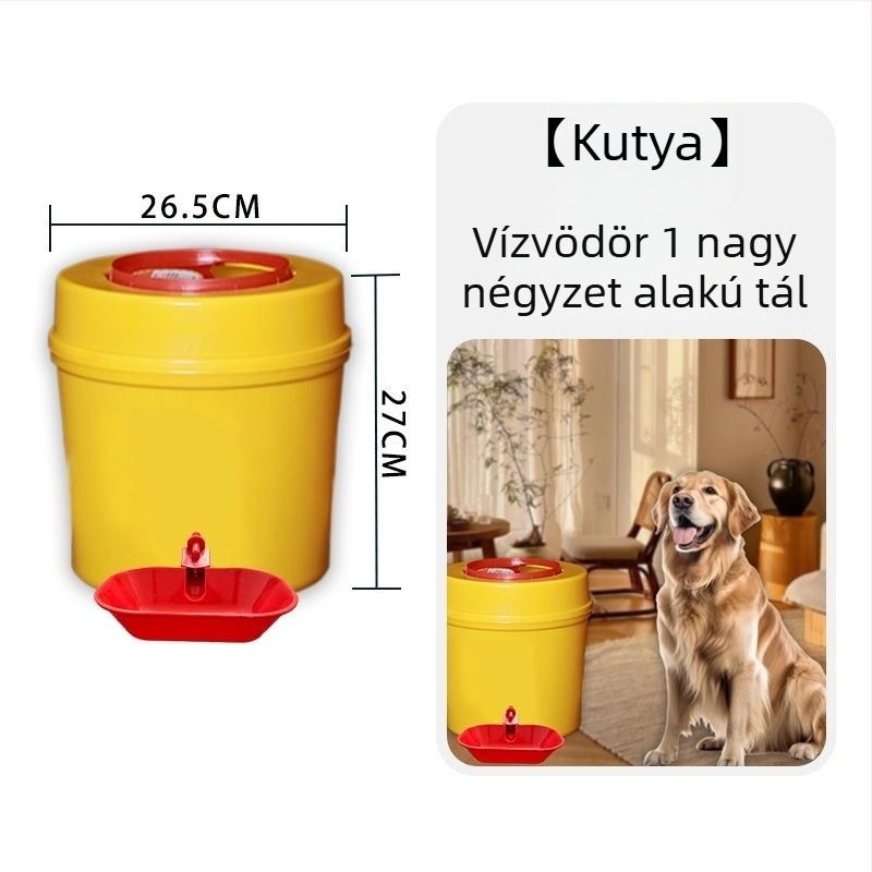 Automata víz- és etetőtartály baromfi és háziállatok számára
